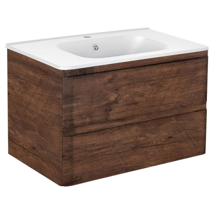 База под раковину Vico 800 подвесная, 2 выкатных ящика soft close, R.Wood База под раковину Vico 800 подвесная, 2 выкатных ящика soft close, R.Wood