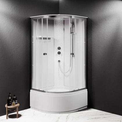 W94C-401A-090MT X-Joy Deep кабина душевая  90x90, 1/4 круга,  профиль мат.хром, стекло прозрачное W94C-401A-090MT X-Joy Deep кабина душевая  90x90, 1/4 круга,  профиль мат.хром, стекло прозрачное