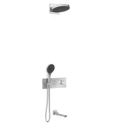 Душевой комплект VSFW-432TI1CH встраиваемый, хром