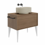 Раковина ARTBASIN Sabbia накладная 50, песочная матовая SA.wb.50\SAN