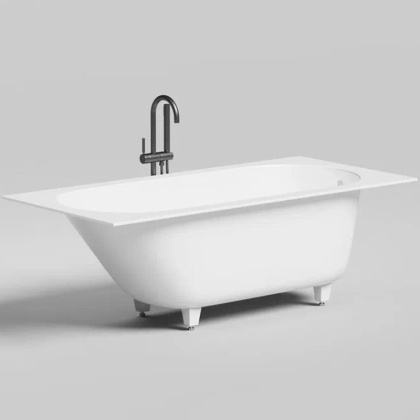 Ванна из литьевого мрамора Salini Ornella 170х80 102324M матовая