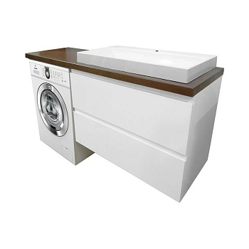 Столешница Malibu Luxe левосторонняя 1550х500 массив