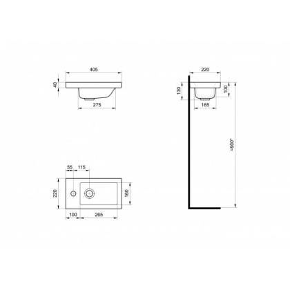 Раковина Santek Миранда 40