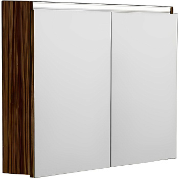 Зеркальный шкаф Vallessi 80 зебрано с подстветкой 547-Z Boheme