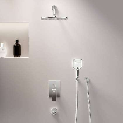 953510000 Gala встраиваемая душевая система со смесителем и изливом, хром