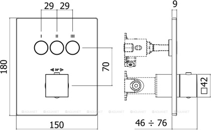 Смеситель для душа Paffoni Compact Box CPT519CR Смеситель для душа Paffoni Compact Box CPT519CR