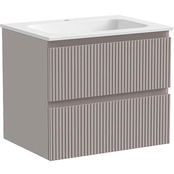 Тумба подвесная SANCOS Snob T 590х445х500, c двумя ящиками оснащенными доводчиками, Doha Soft, арт.SNT60SM Тумба подвесная SANCOS Snob T 590х445х500, c двумя ящиками оснащенными доводчиками, Doha Soft, арт.SNT60SM