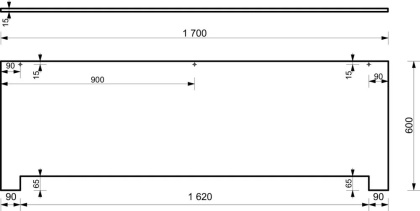 Экран фронтальный для ванны "Альфа" 1700, шт Экран фронтальный для ванны "Альфа" 1700, шт
