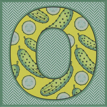 Керамеческий декор HGD\A545\5278 Сад-огород зеленый, желтый (20см*20см*6,9мм) (10шт/0,4м2) Огурец, шт.