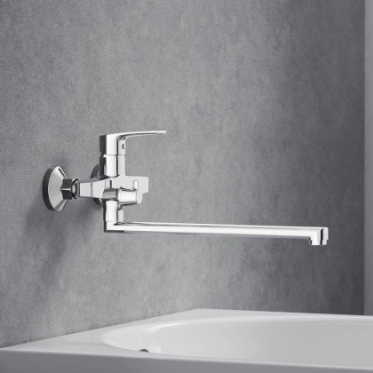 489000000 Eclipse 2.0 Смеситель для ванной и душа с универсальным изливом, хром 489000000 Eclipse 2.0 Смеситель для ванной и душа с универсальным изливом, хром