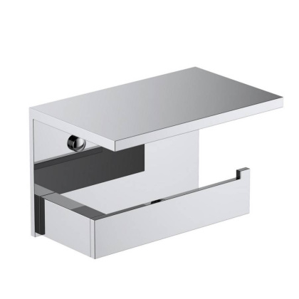 Бумагодержатель с полкой для телефона Timo Petruma 15243/00 хром Бумагодержатель с полкой для телефона Timo Petruma 15243/00 хром