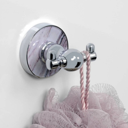 Крючок двойной Aland, 6,5х6х6,4 см, хром, K-8523D