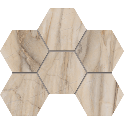 Мозаика BR01 Hexagon 25x28,5 полир.