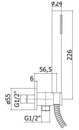 Душевой гарнитур Paffoni Master ZDUP094CR