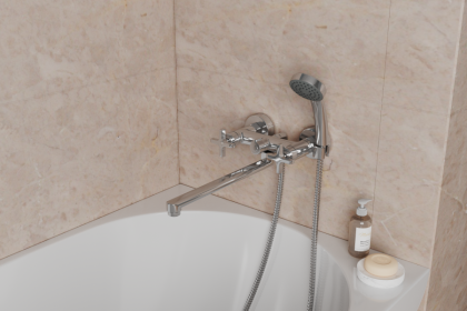 Смеситель для ванны с длинным поворотным изливом RUSH Melville (MV1135-51) Смеситель для ванны с длинным поворотным изливом RUSH Melville (MV1135-51)