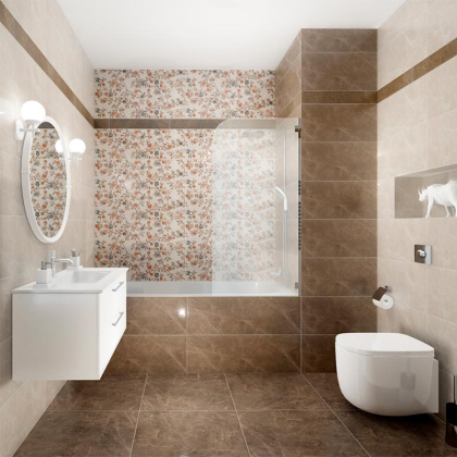 Декор VT\A26\13083R Гран-Виа цветы обрезной 30*89.5*11 (уп\4шт), шт