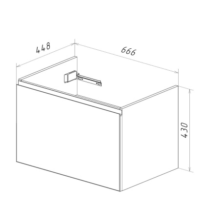 Тумба Lemark VEON MINI 70см под 1 раковину, подвесная,1 ящик, цвет корпуса, фасада: Белый глянец Тумба Lemark VEON MINI 70см под 1 раковину, подвесная,1 ящик, цвет корпуса, фасада: Белый глянец