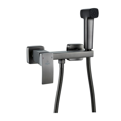 Гигиенический душ со смесителем Rose R1505T-1, оружейная сталь Гигиенический душ со смесителем Rose R1505T-1, оружейная сталь