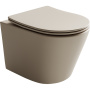 Подвесной унитаз Balearica Rimless (цвет Капучино Матовый)