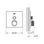 Термостат для душа Grohe Grohtherm SmartControl 29123000 хром Термостат для душа Grohe Grohtherm SmartControl 29123000 хром