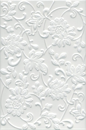 Плитка настенная 8216 Аджанта цветы белый 20*30*8,6 (20шт/1,2м2), м2 Плитка настенная 8216 Аджанта цветы белый 20*30*8,6 (20шт/1,2м2), м2