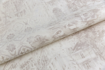 Обои виниловые Впечатление мотив, бежевый