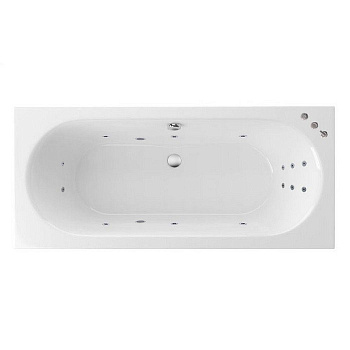 Ванна EXCELLENT Oceana Slim 180x80 "SMART" (хром)