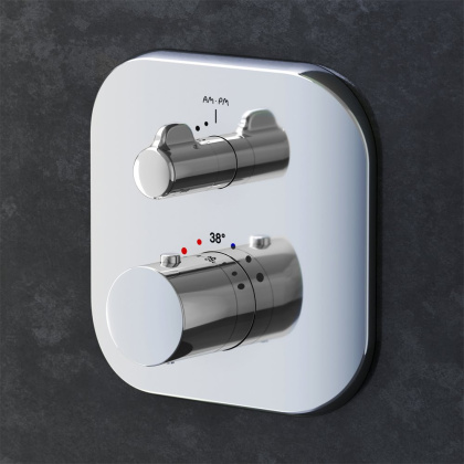 Смеситель Для душа с термостатом, монтируемый в стену F3075600 Sensation Смеситель Для душа с термостатом, монтируемый в стену F3075600 Sensation