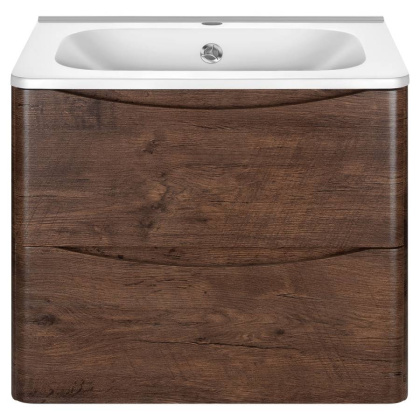 База под раковину Paola 600 подвесная, 2 выкатных ящика soft close, R.Wood