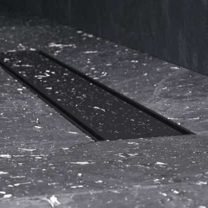 W02SC-U11-050-04BM PrimeFlow Трап для душа линейный универс затвор Tile 50см цвет черн мат W02SC-U11-050-04BM PrimeFlow Трап для душа линейный универс затвор Tile 50см цвет черн мат