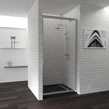 Душевая дверь RGW Passage PA-05 90 04080509-11 профиль Хром стекло прозрачное