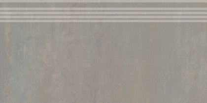 Ступень Гварди серый светлый матовый обрезной 30x60x0,9