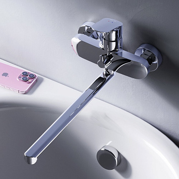 Смеситель Для ванны и душа с длинным изливом F8090016 Like