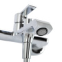 AURORA Смеситель для ванны и душа в комплекте с ручным душем, шлангом и держателем, хром AURORA-VASM-CRM AURORA Смеситель для ванны и душа в комплекте с ручным душем, шлангом и держателем, хром AURORA-VASM-CRM