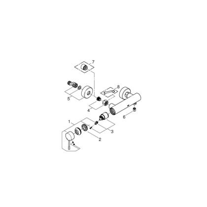 Смеситель для душа Grohe Essence New 33636001 хром