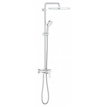 Душевая система поворотная со смесителем Grohe Tempesta Cosmopolitan 250, хром / белый (26692000) Душевая система поворотная со смесителем Grohe Tempesta Cosmopolitan 250, хром / белый (26692000)