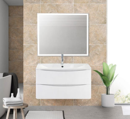 Раковина из литьевого мрамора BelBagno BB800/455-LV-MR-ALR