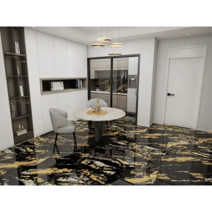 Duna/Velsaa - Golden Panda - Керамогранит - Dark brown - 120х60 см 