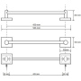 Полотенцедержатель Bemeta Beta 132104022 Хром