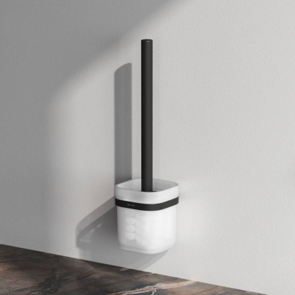A8F33322 Func Стойка с туалетной щеткой, черный A8F33322 Func Стойка с туалетной щеткой, черный