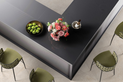 Керамогранит DARK GREY 2400х800х15мм Polished