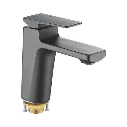 Смеситель для раковины латунь, черный S8901H Смеситель для раковины латунь, черный S8901H