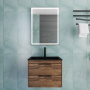 База под раковину Chiara 2D 600 подвесная, 2 выкатных ящика soft-close, C.Oak