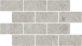 Декор Чеппо ди Гре мозаичный серый светлый матовый обрезной 34,6x20x0,9