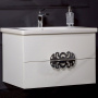 Тумба 80см*43,5 WHITE (керам.моноблок) 830-080-WH Boheme Тумба 80см*43,5 WHITE (керам.моноблок) 830-080-WH Boheme