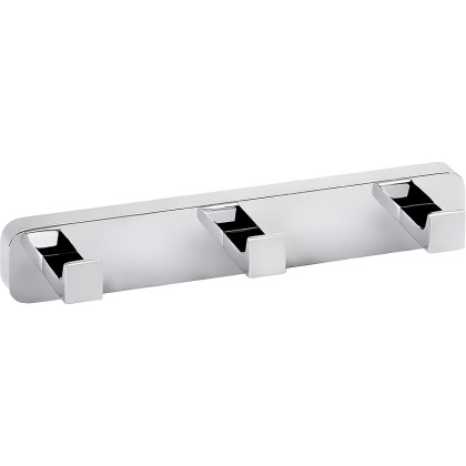 Вешалка для полотенец Bemeta Via 135006242 Хром,  с 3 крючками