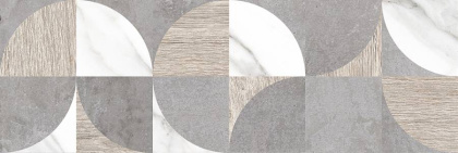 Плитка настенная Arctic серый мозаика 20*60 (10шт/1.2м2),м2