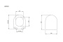 Сиденье с крышкой (soft close, slim) Taormina/Jet Flush,дюропласт, матовый серый, арт .A0333-006, шт