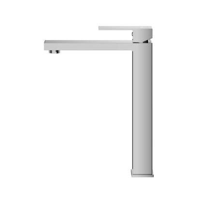 SLIDER-LC-01-W0 Смеситель для накладной раковины однорычажный, без донного клапана, хром