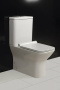 Сиденье дюропласт, soft close, металлическое крепление BB2112SC